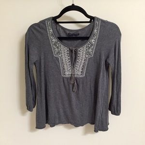 American Eagle embellished top